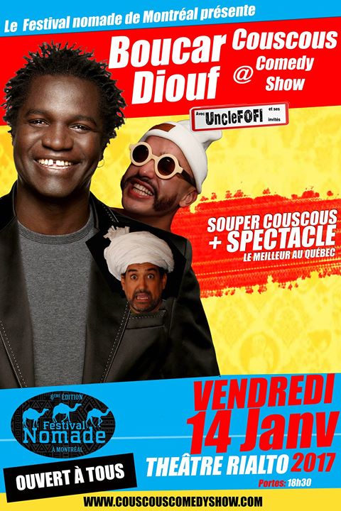 Boucar Diouf au Couscous Comedy Show d'Uncle FOFI
