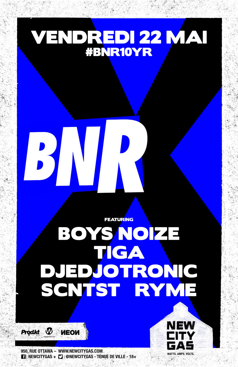 Boys Noize + Tiga au New City Gas | Vendredi 22 Mai