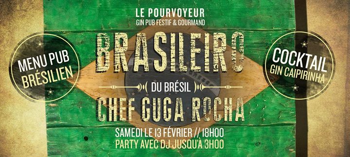 BRASILEIRO avec le chef GUGA ROCHA