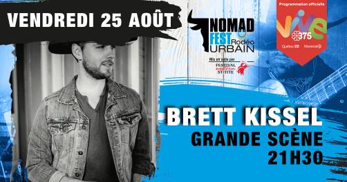Brett Kissel au NomadFest Rodéo urbain de Montréal