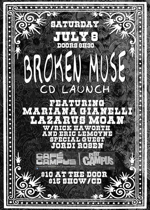 Broken Muse - CD Launch