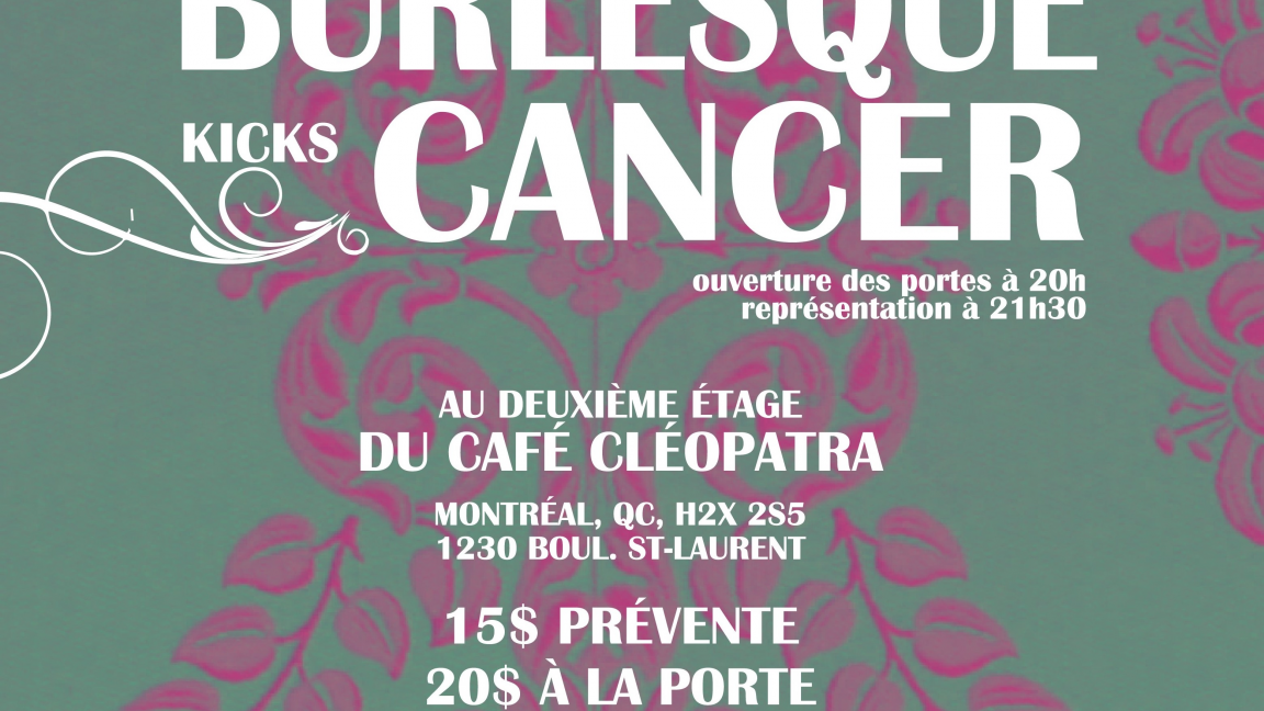 Burlesque Kicks Cancer