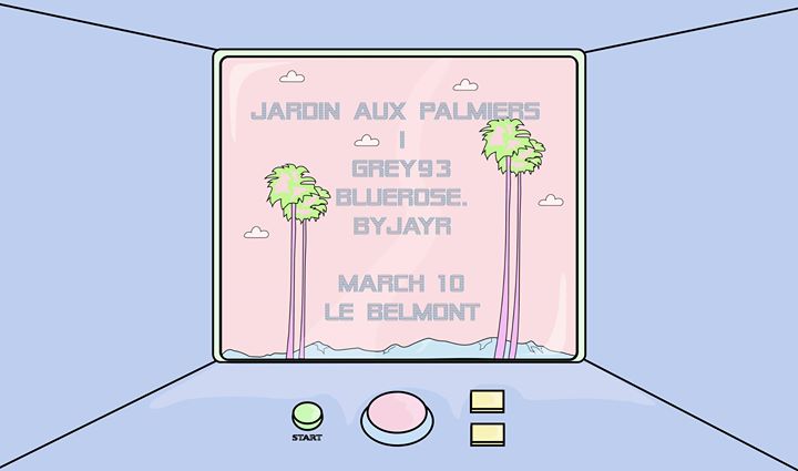 byjayr x bluerose. Jardin aux Palmiers I w/ Grey93