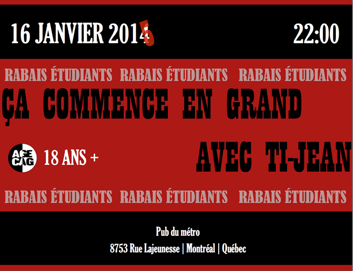 ÇA COMMENCE EN GRAND AVEC TI-JEAN