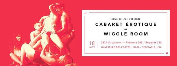 Cabaret Érotique - November 18 at The Wiggle Room