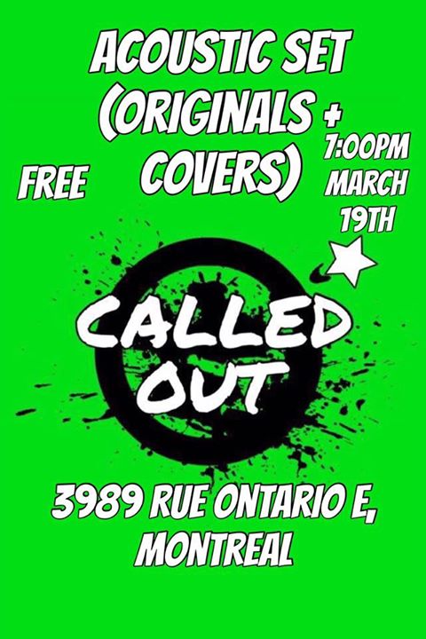 Called Out Acoustic Set