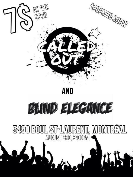 Called Out and Blind Elegance Acoustic Show
