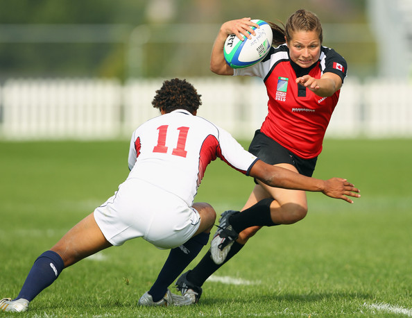 Canada v. England. Women's Rugby World Cup Final