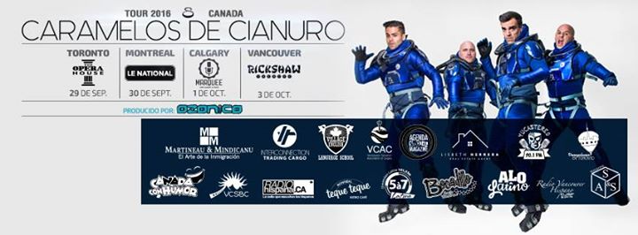 Caramelos de Cianuro en Montreal Gira 8 2016 + Great Deal Of Noise