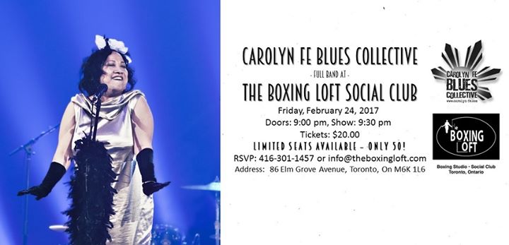 Carolyn Fe @The Boxing Loft Social Club