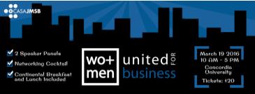 CASAJMSB PRESENTS - WOMEN UNITED FOR BUSINESS