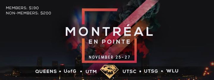 CASS Presents l Montréal En Pointe NOV 25 - 27