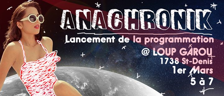 CE SOIR - Lancement de la programmation FESTIVAL ANACHRONIK
