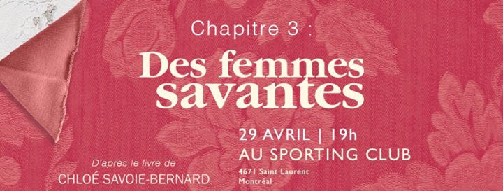 Chapitre 3: Des femmes savantes