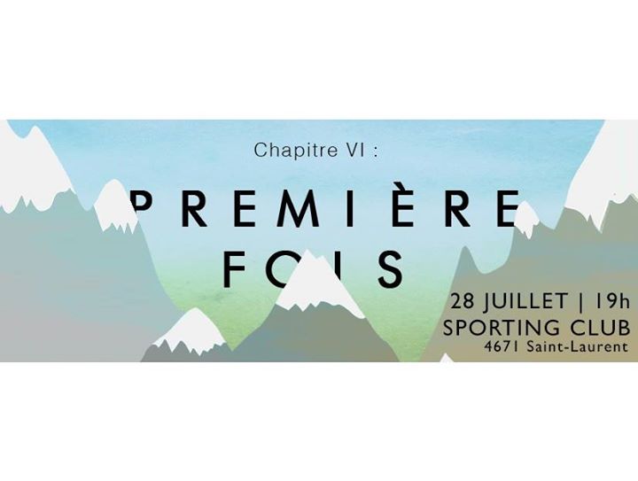 Chapitre 6: Première Fois