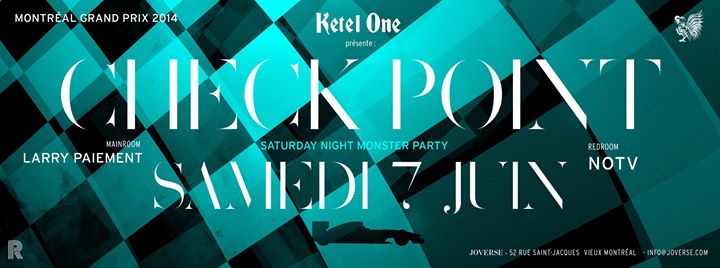 CHECK POINT - Saturday night Monster Party