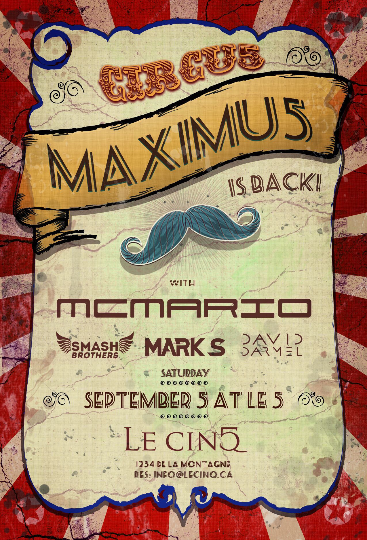 CIRCU5 MAXIMU5 | Saturday September 5