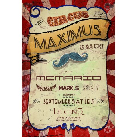 CIRCU5 MAXIMU5 | Saturday September 5