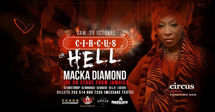 Circus of hell (X Room): Macka Diamond Live