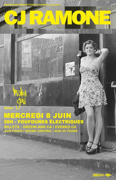 CJ Ramone • Broken Gold // 08.06.2016 // Montréal