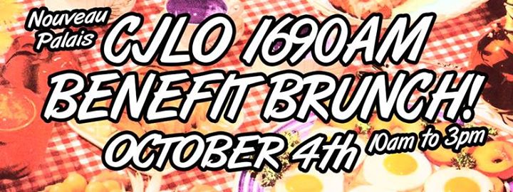 CJLO FUNdrive: Benefit Brunch at Nouveau Palais!