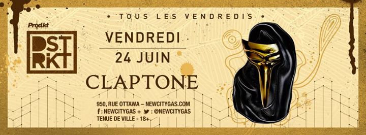 Claptone - DSTRKT - 06.24.2016