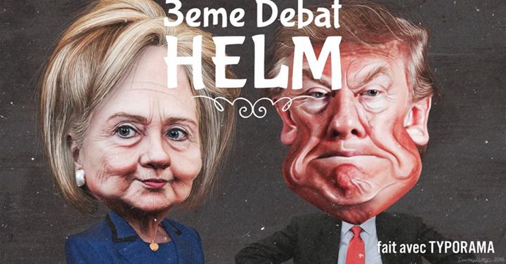 Clinton vs Trump - mercredi 19 Oct à 20h