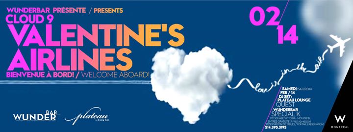 Cloud 9 Valentine's Airlines