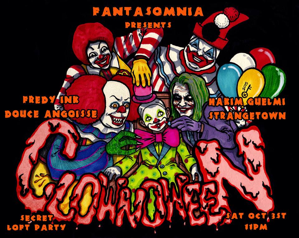 Clownoween Secret Loft Party