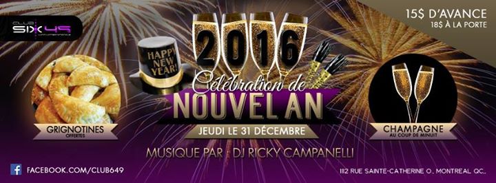 Club 6/49 - Célébration de NOUVEL AN