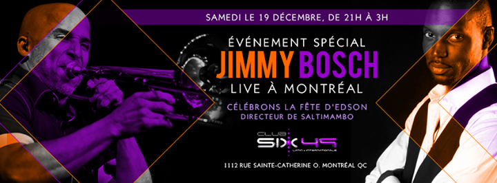 Club 6/49 - Événement spécial : Jimmy Bosch live à Montréal
