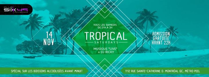Club 6/49 - Soirées tropicales