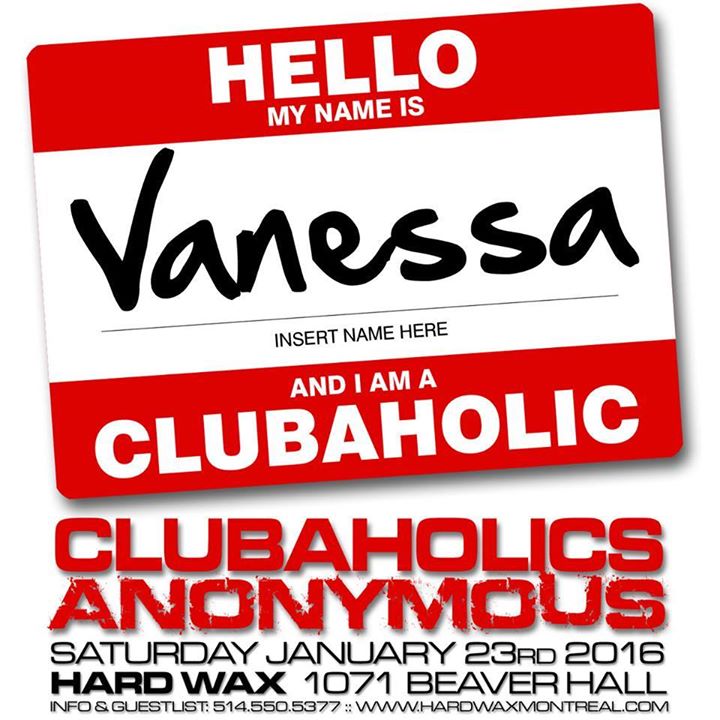 CLUBAHOLICS ANONYMOUS