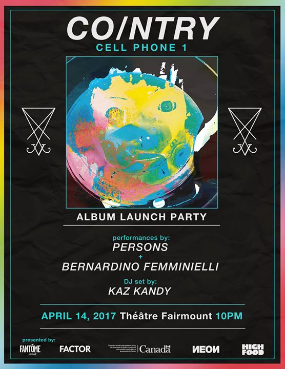 Co/ntry Cell Phone 1 Album Launch - Fantôme Records