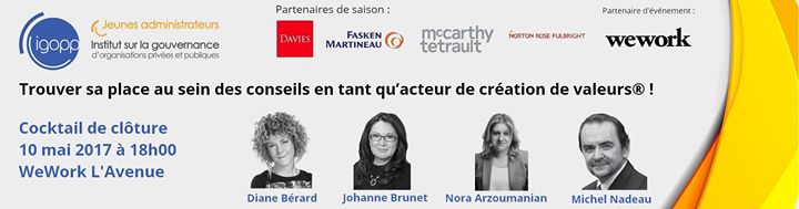 Cocktail de clôture de la saison 2016-2017