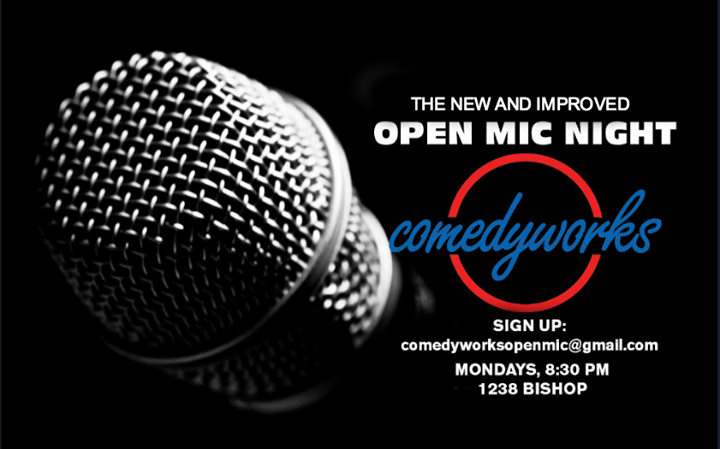 Comedyworks open mic May 15th