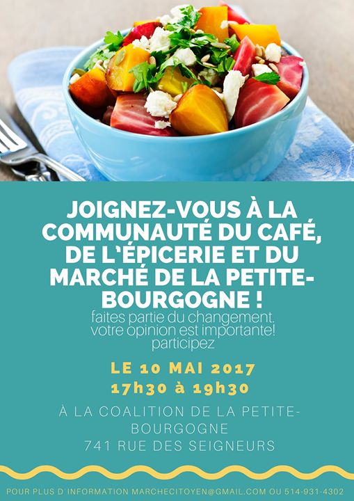 Communauté du café, de l`épicerie et du marché!
