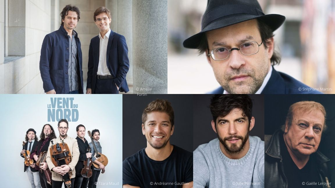 Compagnie GAGNON-PRUD’HOMME / Passe-murailles: Pierre Lebeau, Mikhaïl Ahooja, Pierre-Yves Cardinal, Antoine L’Écuyer , Marine Johnson, Le Vent du Nord