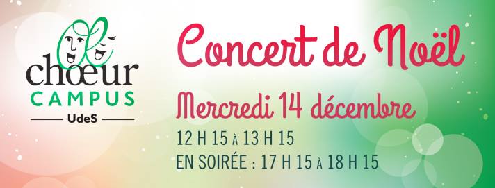 Concert de Noël 2016 du Choeur Campus