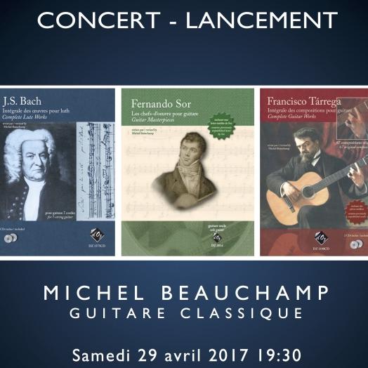Concert-Lancement Bach - Sor - Tárrega