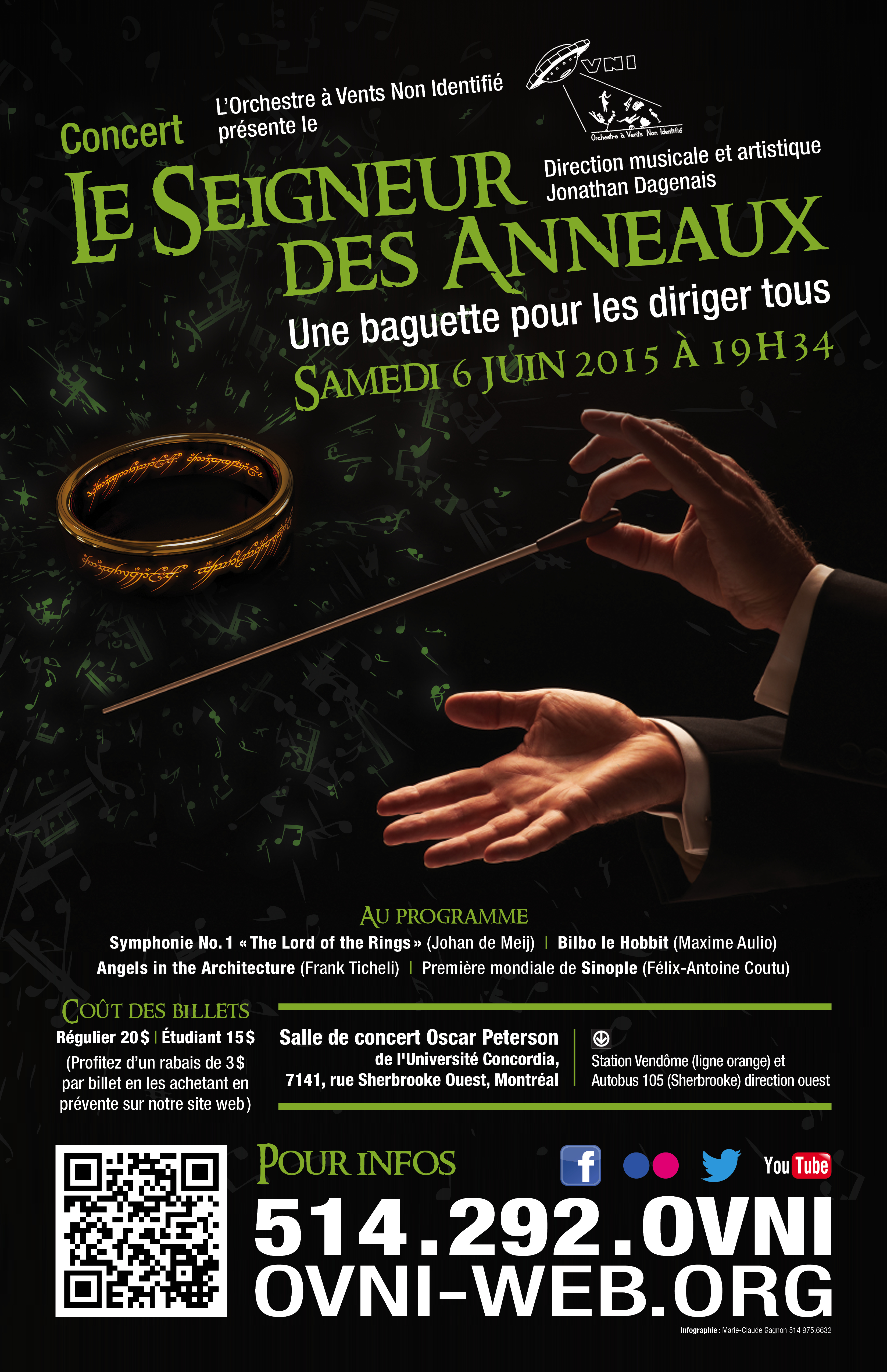 Concert: 'Le Seigneur des Anneaux - une baguette pour les diriger tous'