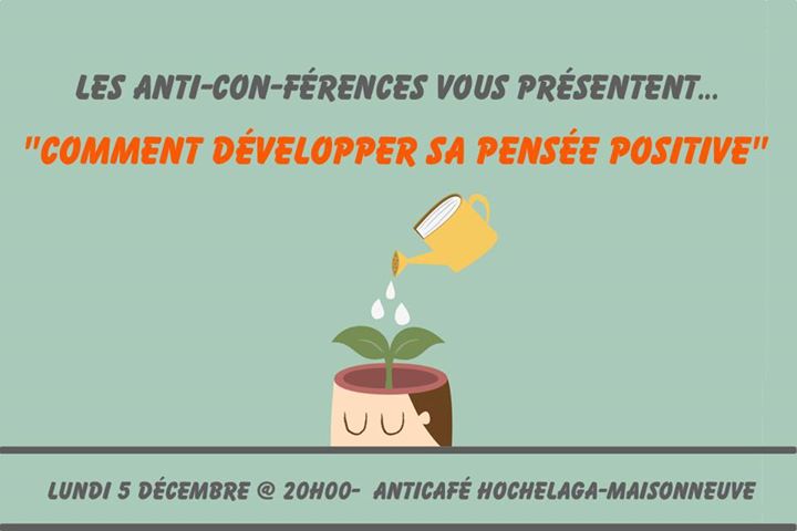 Conférence - Comment développer sa pensée positive ?