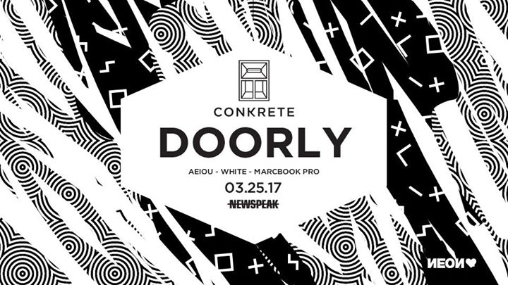 Conkrete 018: Doorly [UK] // AEIOU // White // MarcBook Pro