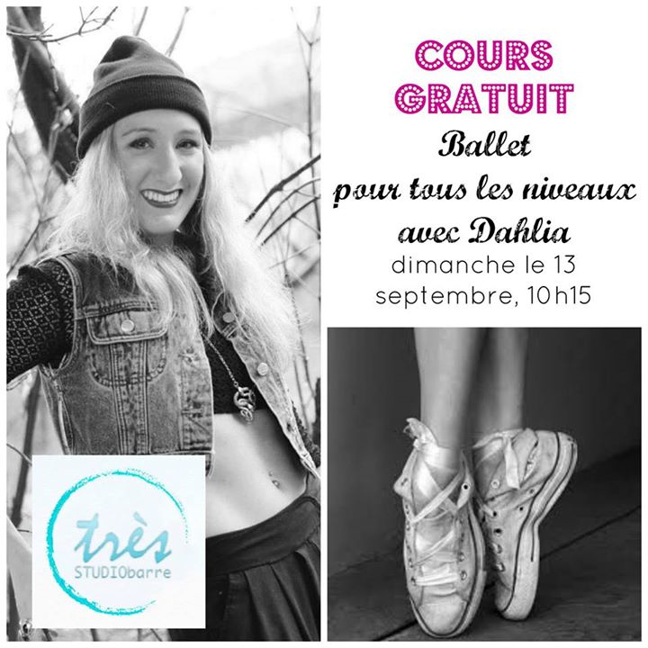COURS GRATUIT: BALLET AVEC DAHLIA