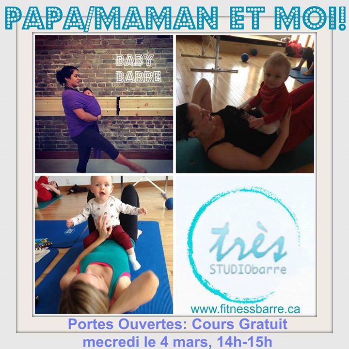 Cours Gratuit: Barre pour Maman et/ou Papa et Bébé