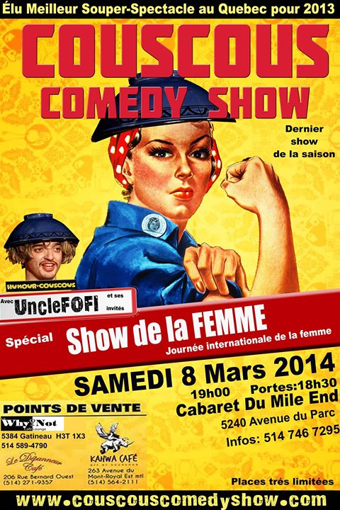 COUSCOUS COMEDY SHOW: Dernier show de la saison !