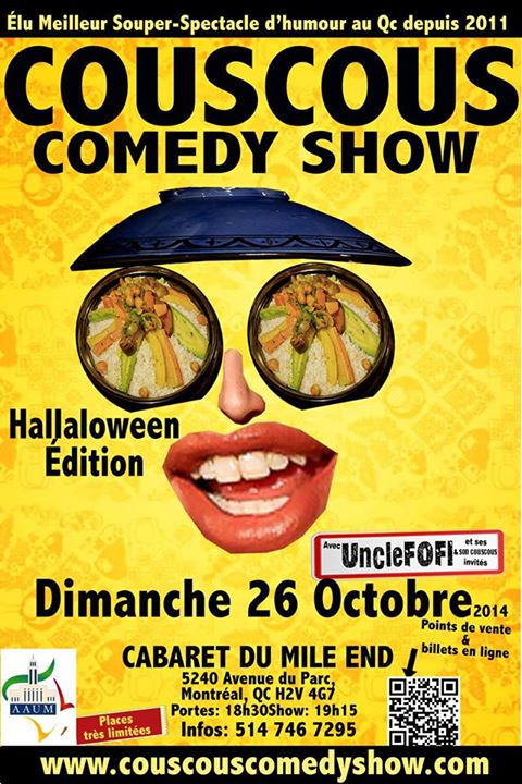 COUSCOUS COMEDY SHOW: HALLALOWEEN ÉDITION