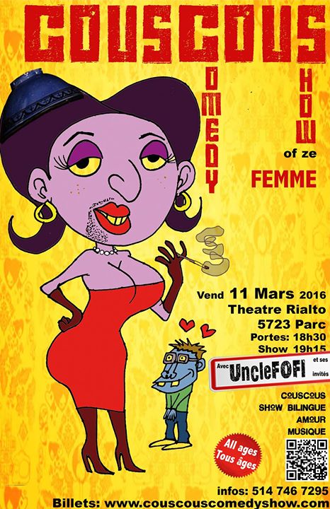 COUSCOUS de la FEMME: Plus agité que Jamel Debbouze, plus fou que Dave Chapelle!