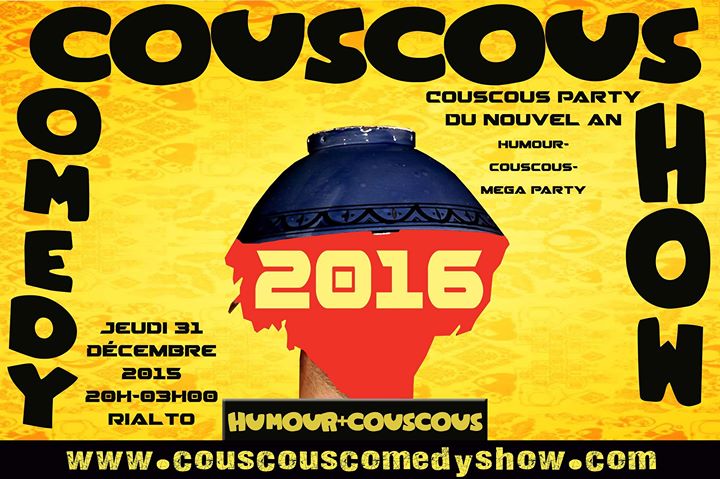 COUSCOUS MEGA-PARTY Du NOUVEL AN!