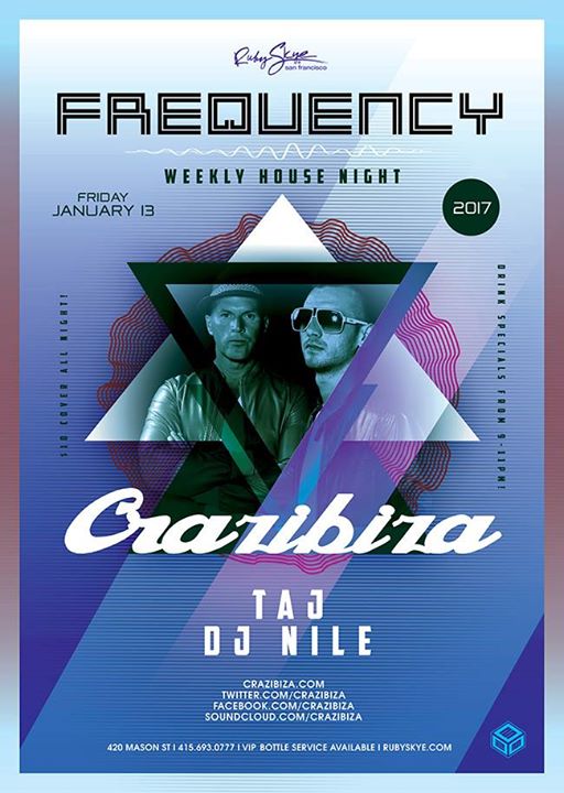 Crazibiza [Frequency - Weekly House Night]